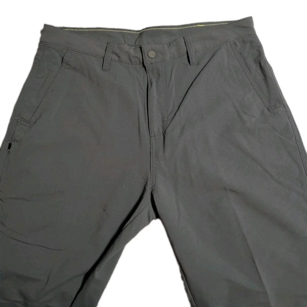 Alpine Design Mens 34x32 Gray Stretch Hiking Pants Outdoor Travel Performance